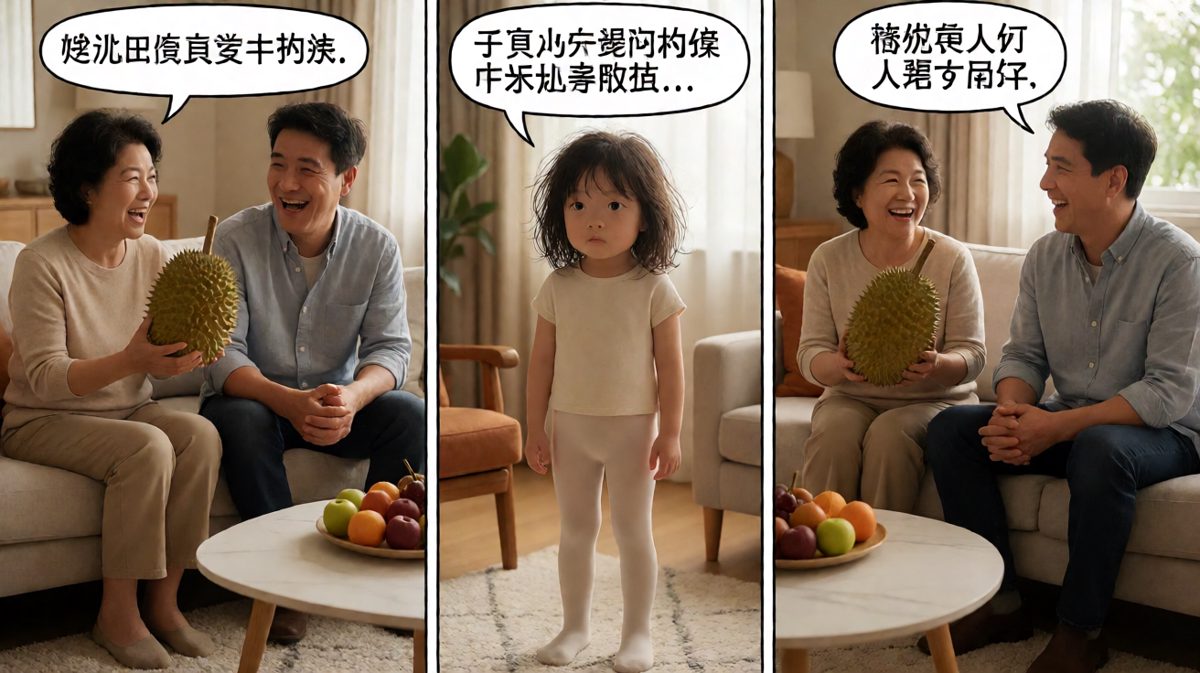 父母 reactions 让场面更尴尬了