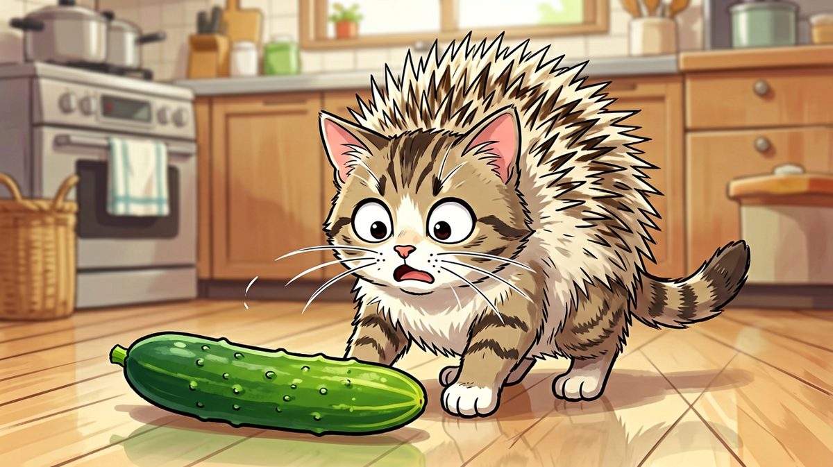 猫：这个世界太危险了，连一根菜都不放过我！
