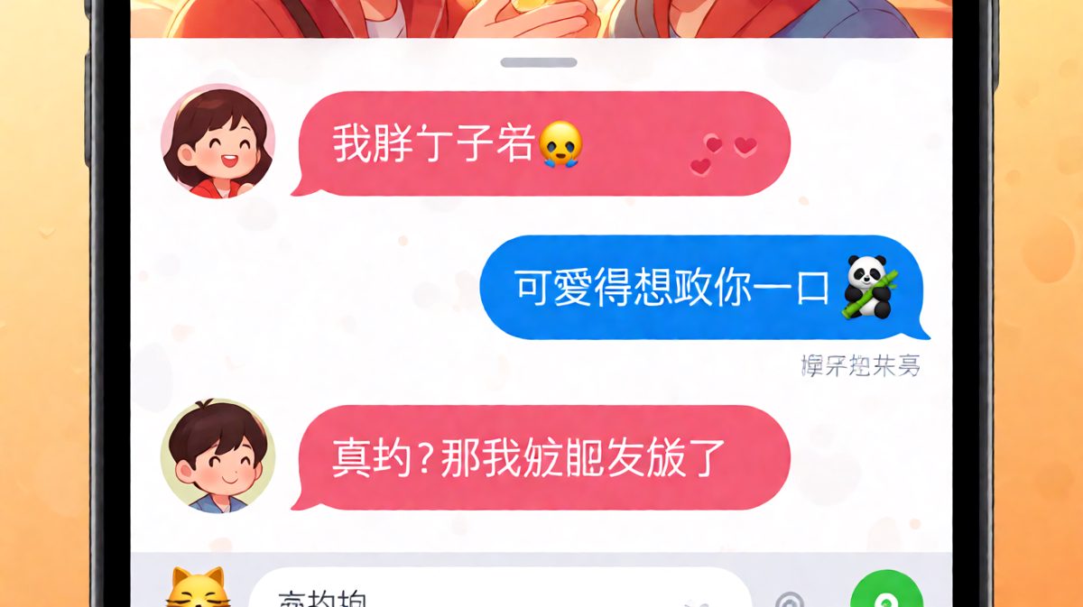 女问胖不胖，男夸可爱到想咬，结果她顺杆爬说减肥失败