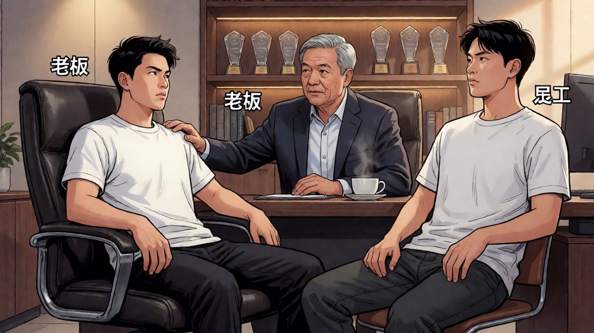 老板：'你很优秀，我打算重用你。' 员工：'重用到三个人活一个人干那种？'