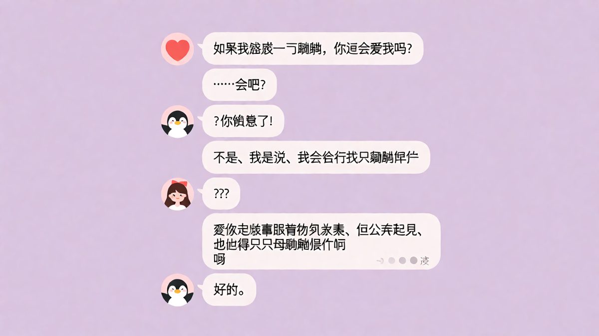 女生脑洞大开问奇葩问题，男生一本正经给出「公平解决方案」，女生当场气到让人滚。