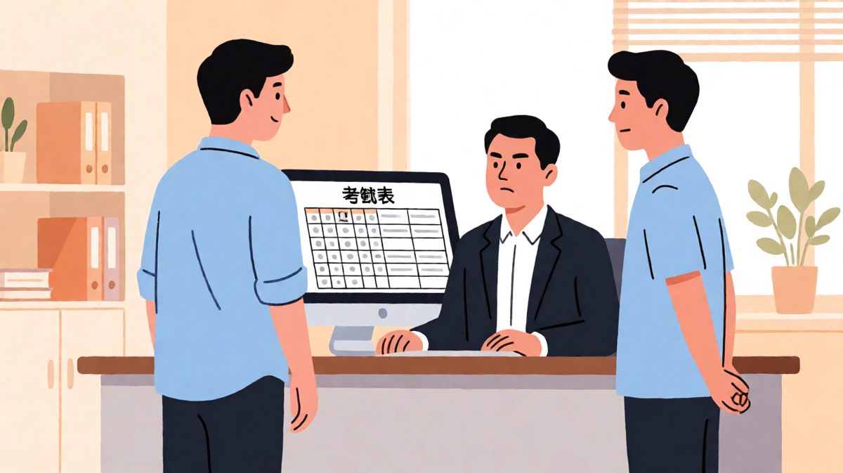 老板：'这月绩效不合格啊……' 员工：'您说的对，所以我来申请调岗——调到您隔壁工位。'