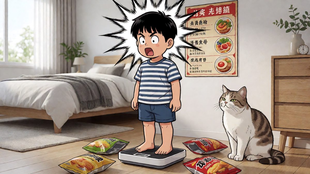 减肥第一天结束，体重秤给出了最残忍的结局