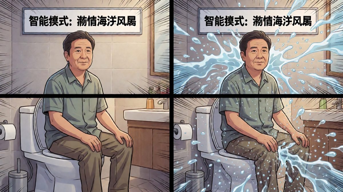 他打开了'海洋风暴'模式，整个人被震得灵魂出窍。