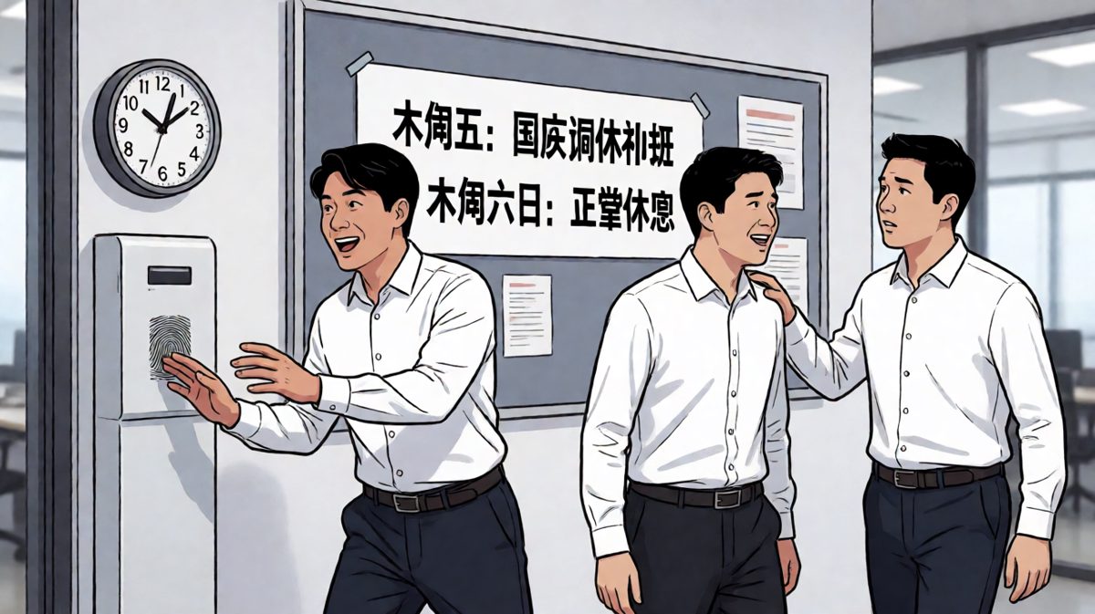 一路狂奔到公司——今天原来是周日！