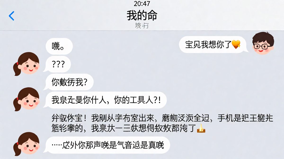 一声「哦」差点让男生原地去世，反转是女生刚下手术台。