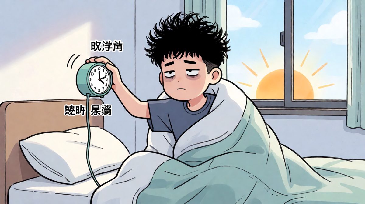 与闹钟展开殊死搏斗