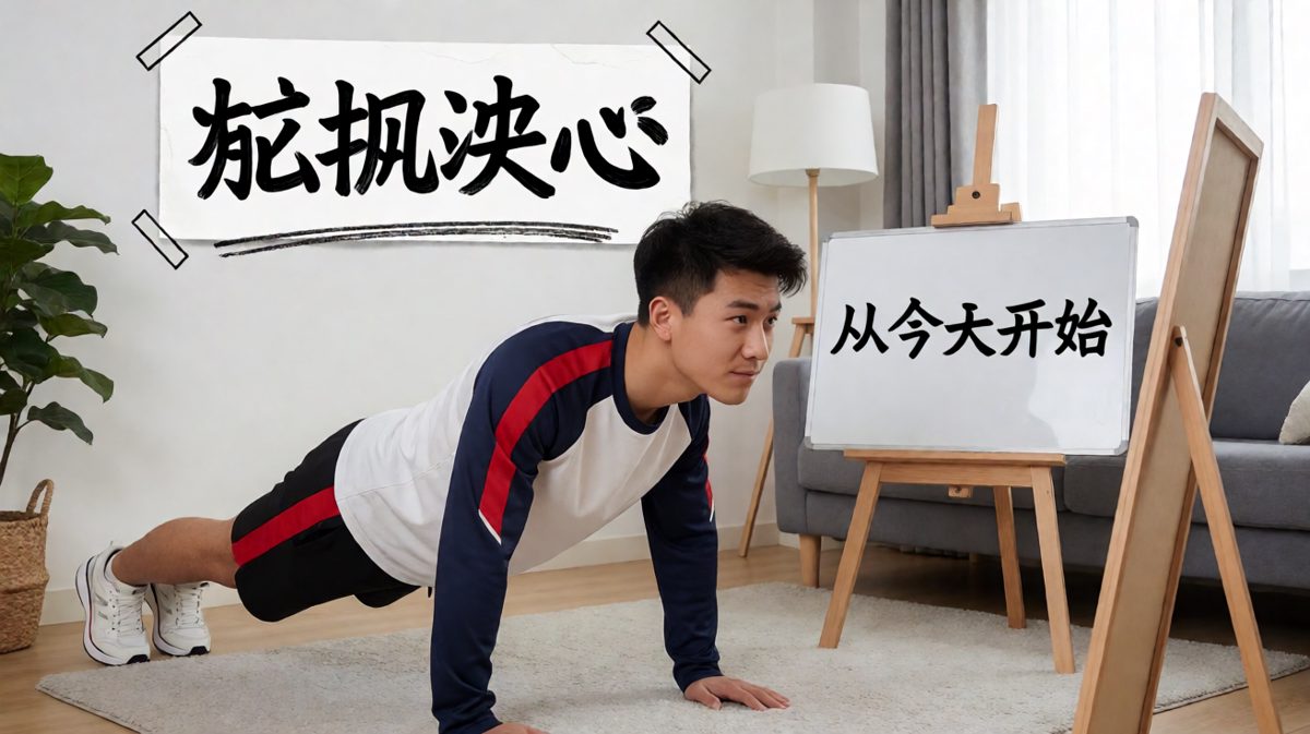 立下宏伟减肥誓言