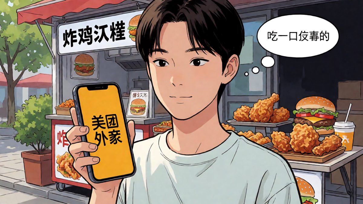 美食当前意志力崩塌