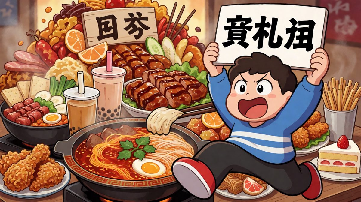 立Flag的时候我是个勇士，看到美食的时候我忘了自己是谁