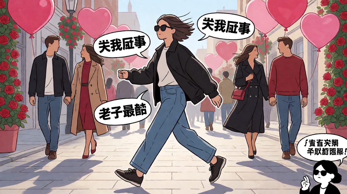单身狗的倔强：嘴上说着不在乎，心里偷偷破防