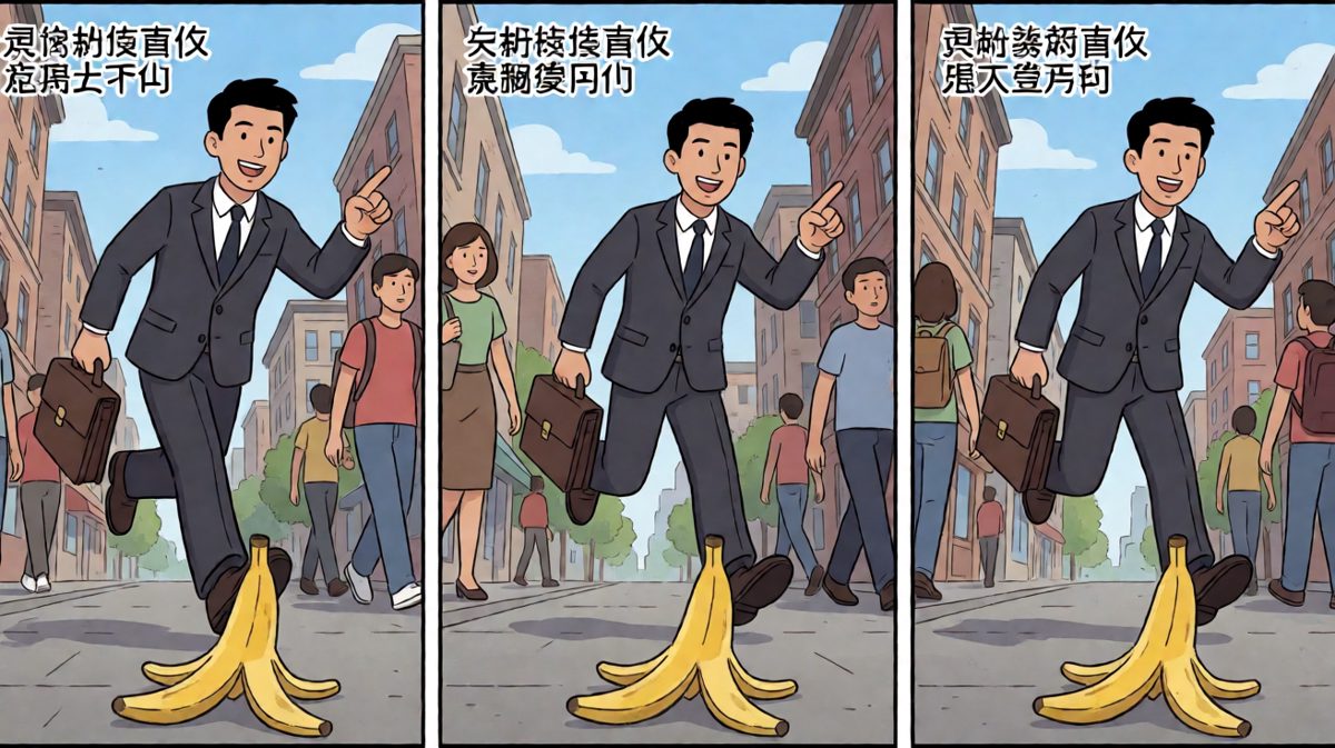 意气风发出门，危险就在脚下