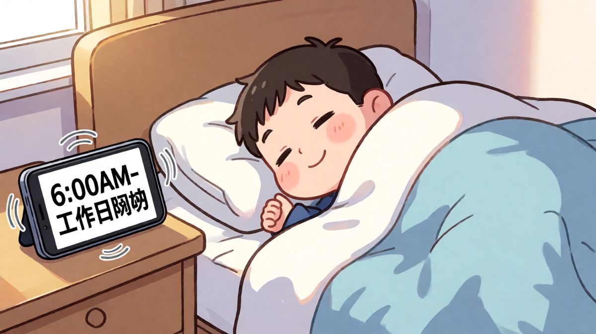 周六：闹钟？不存在的，继续睡！