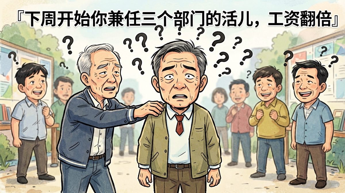 双倍工资=双倍工作量，员工当场石化