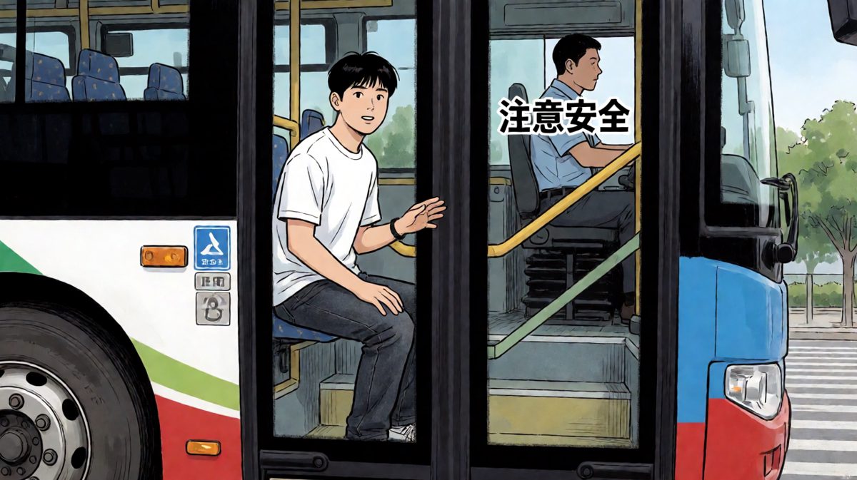 差一秒，就这一秒，门它关上了。
