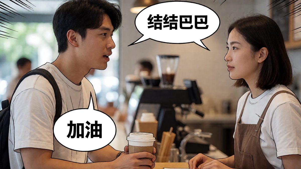点单时紧张到嘴瓢，想点「美式」却说成了「没事（蜜雪冰城）」