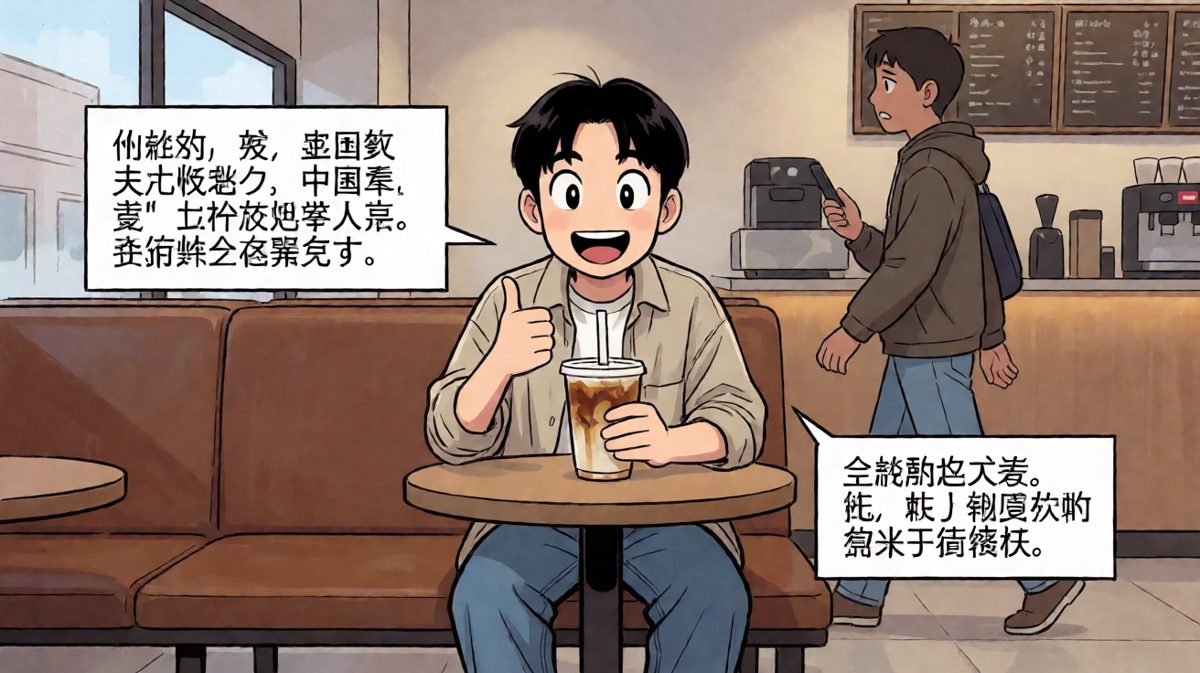 硬着头皮喝完，还要假装「还不错嘛」