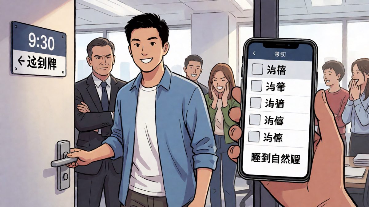 老板：你的闹钟比你还有时间观念
