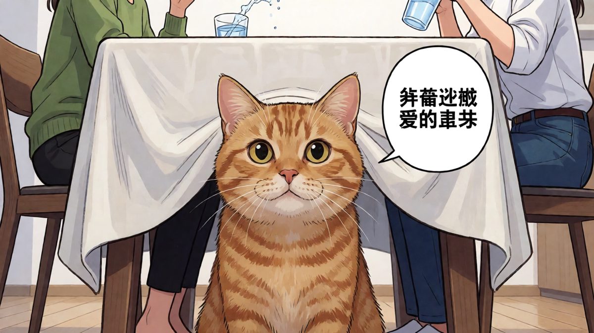 狸花猫的伏击战术：在你喝水的瞬间，改变你的人生。