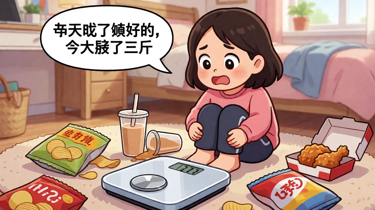 减肥路上的绊脚石，永远比目标多一斤