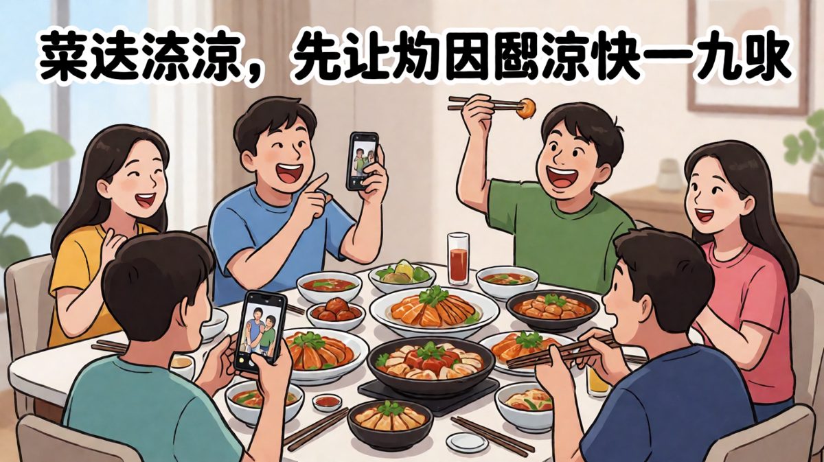 吃饭不拍照，等于没吃，朋友圈才是最终归宿
