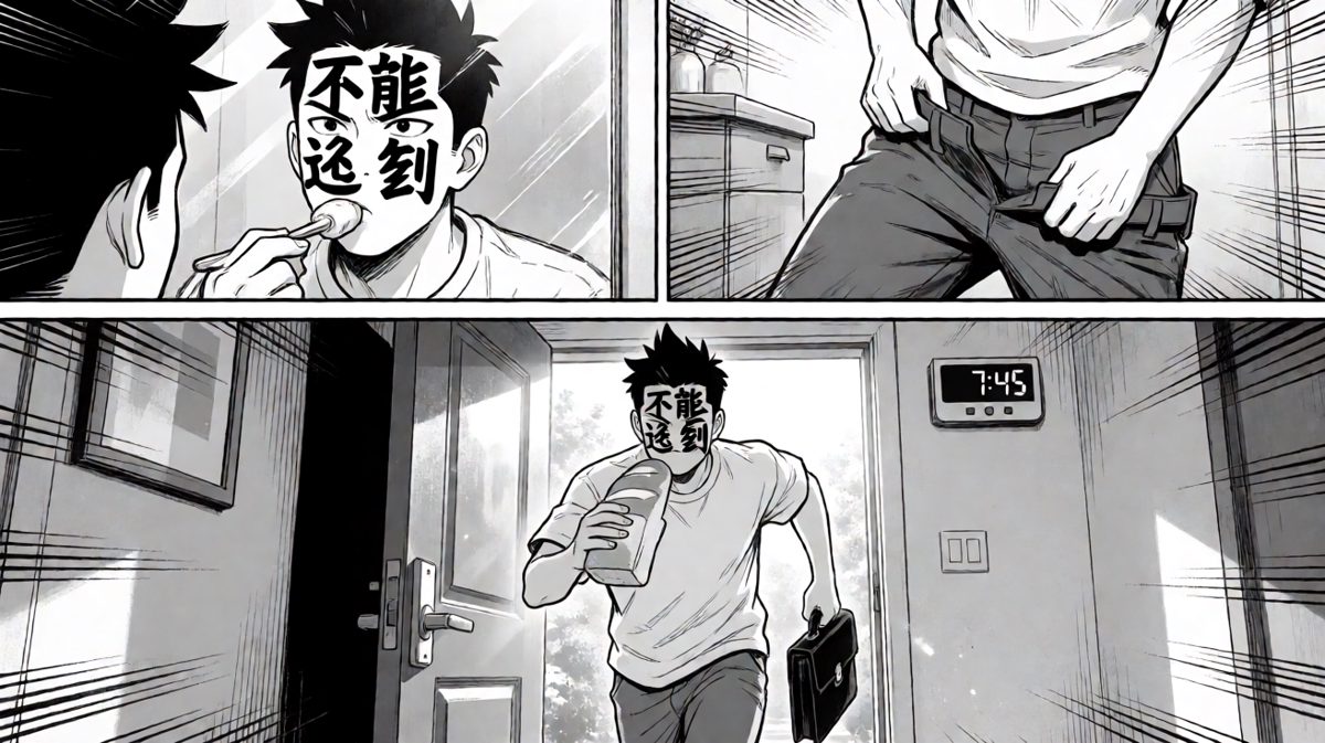 阿杰上演极限早高峰，一分一秒都不能耽误