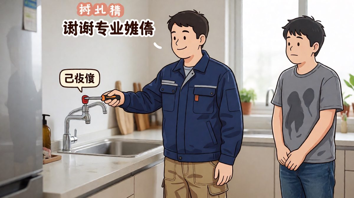 第四格：师傅轻轻一拧就好，主人后悔莫及