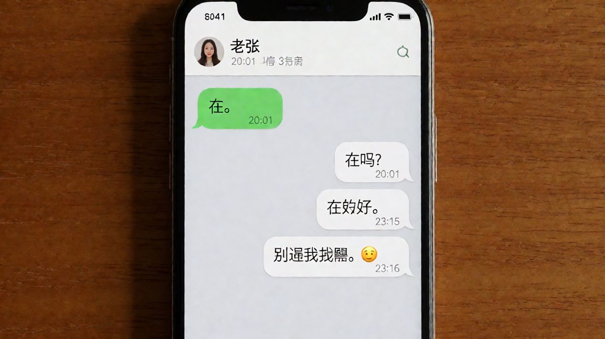 一句「在就好」等了三个小时，最后以报警威胁收尾。