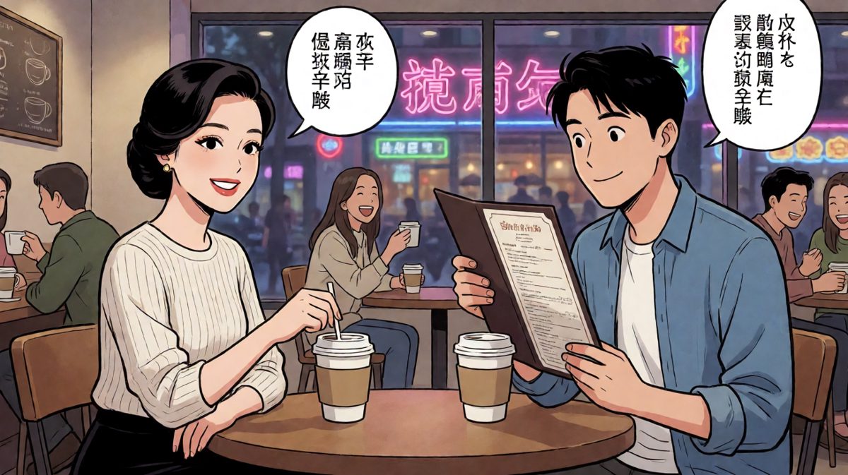 相亲面对面,尴尬隔着桌。