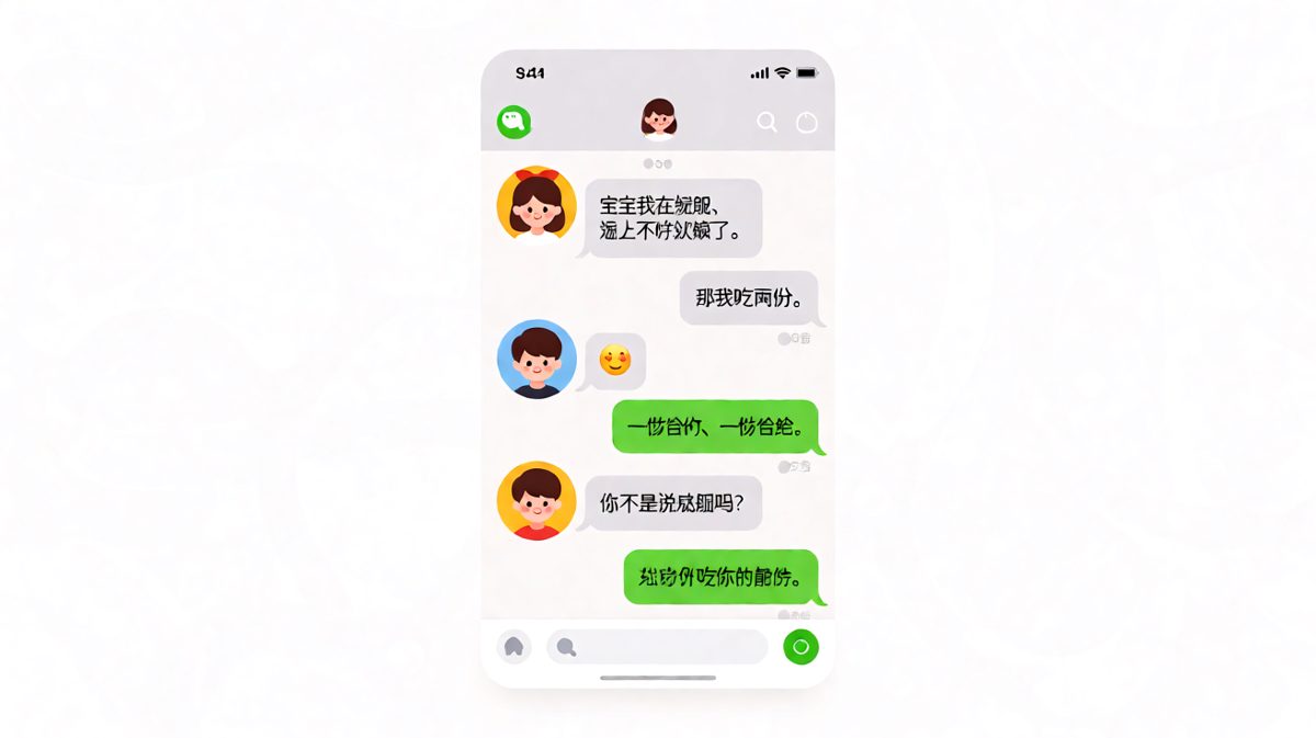 女生说减肥，男友机智回应：我替你吃你的那份