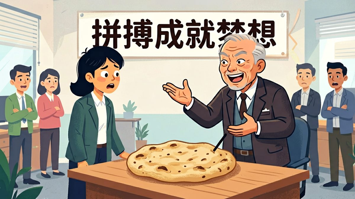 涨三倍？不，老板说的是——我给你涨三倍的工作量，好好干！