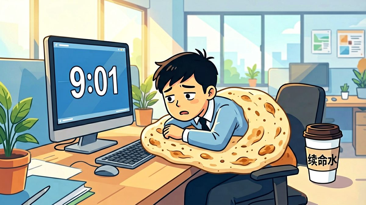 周一早上的我：人已到岗，魂还在床上