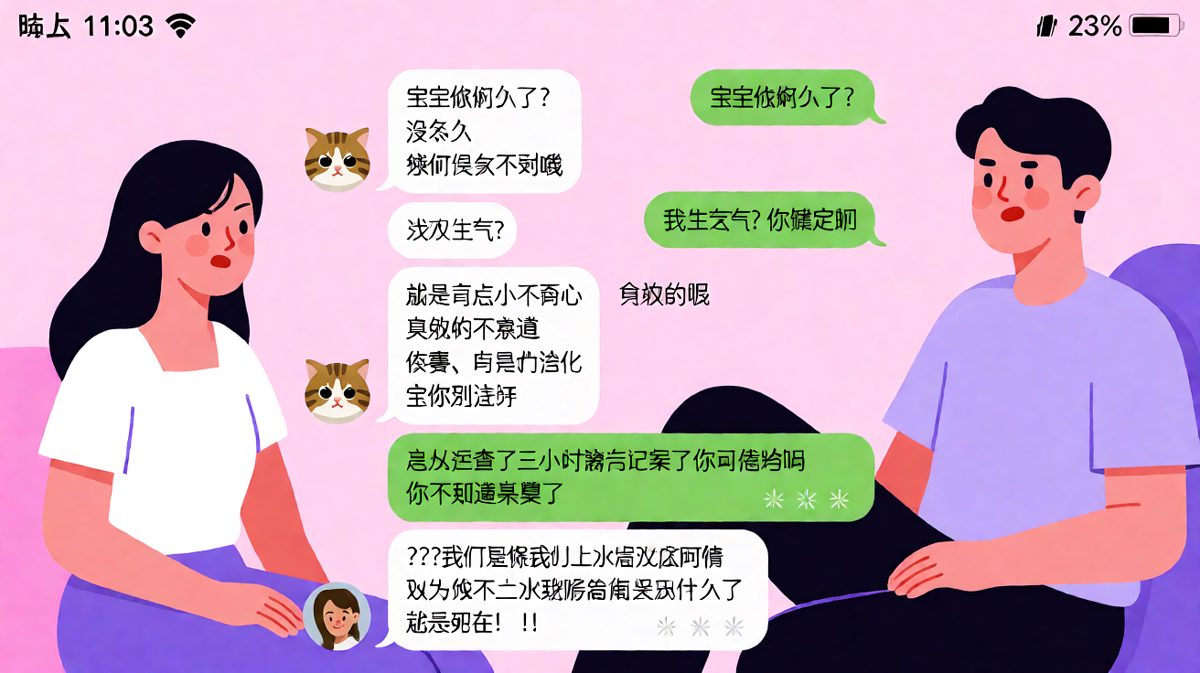 男生查了三小时记录才发现，女生生气的原因就是他不记得为什么生气