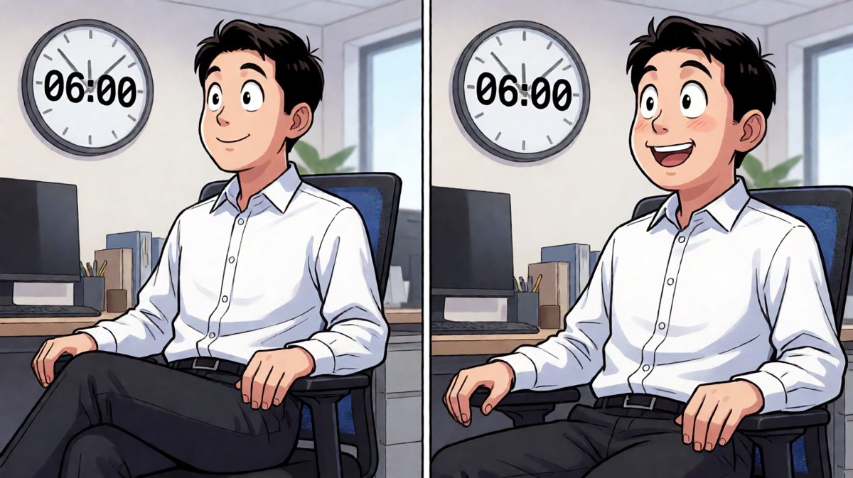 猛然发现才六点，直接石化当场。