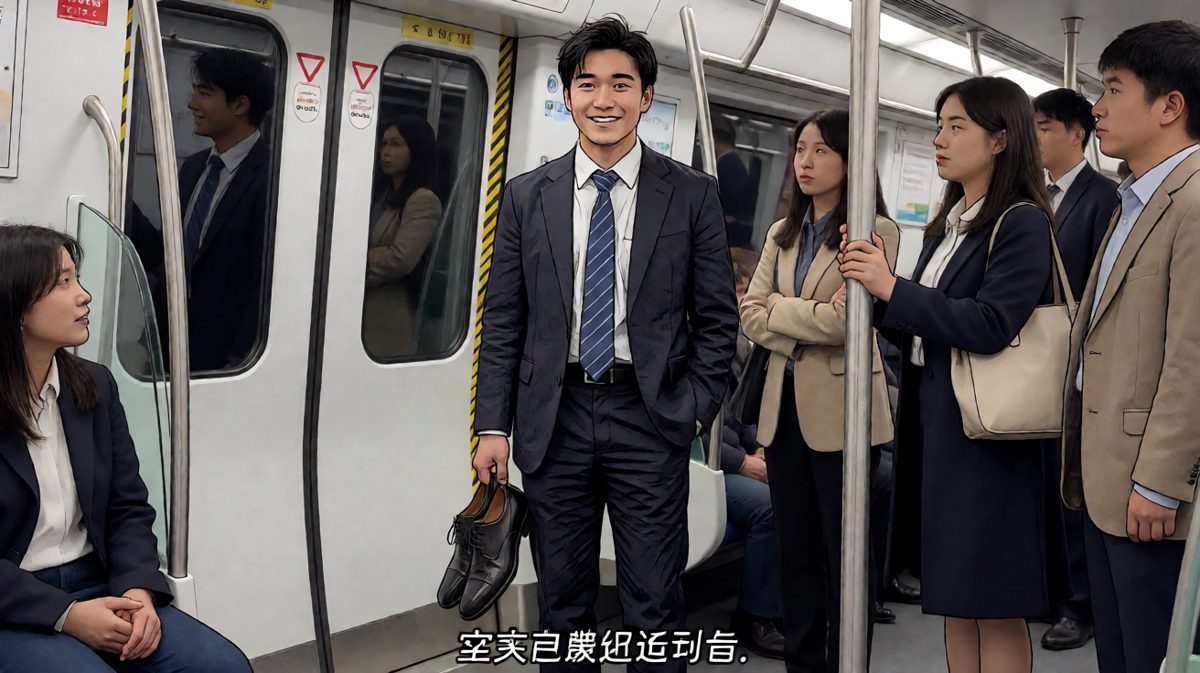 到达公司的那一刻，主角领悟了人生的真谛：明天一定设三个闹钟。