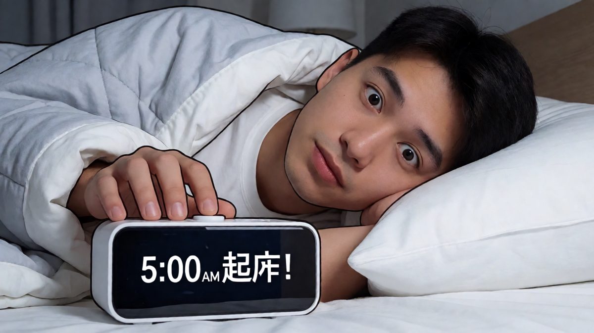 闹钟响了——再睡五分钟！