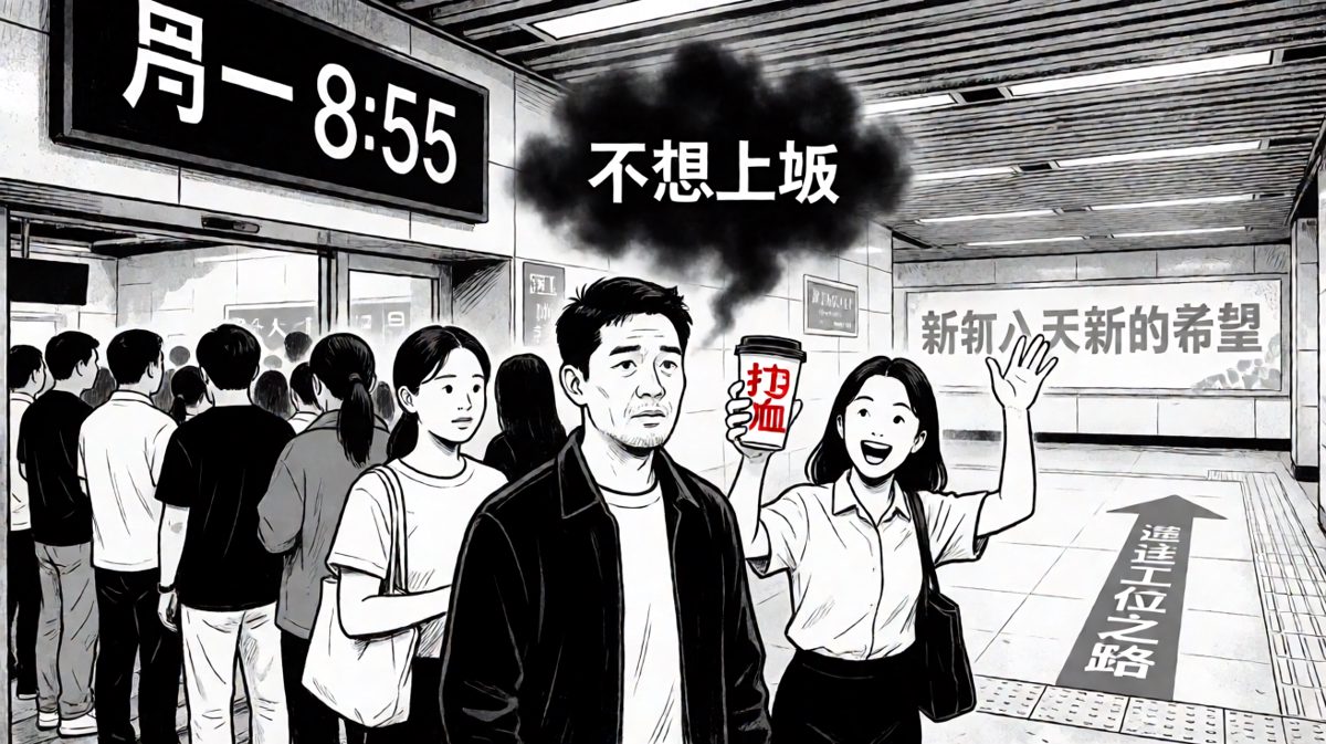 周一不努力，周二徒伤悲，周三周四周五在煎熬中度过