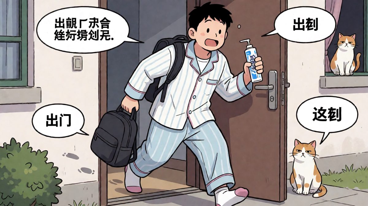 迟到的早晨，从出门那一刻就彻底乱了
