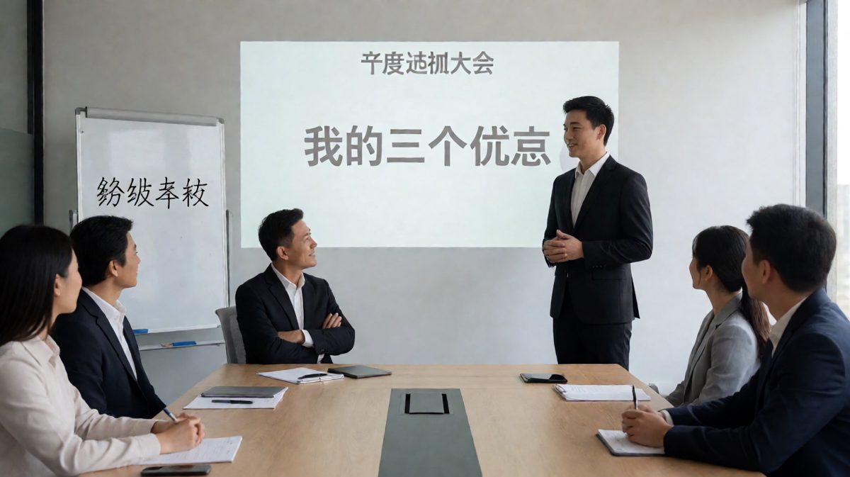 员工汇报'我的三个优点'，老板逐条反驳后说'其实你说得对，但公司决定只给你两个缺点'——因为另一个优点叫'太自信'