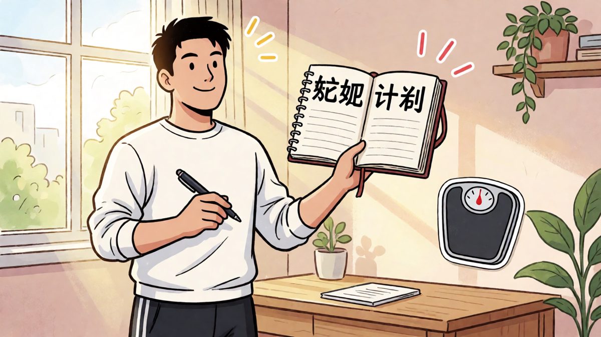 清晨立下壮志：今天开始，我要瘦！