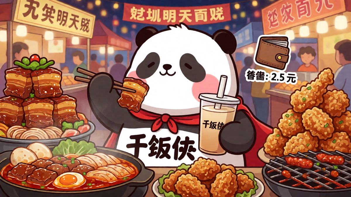 周末的干饭侠，战斗力爆表