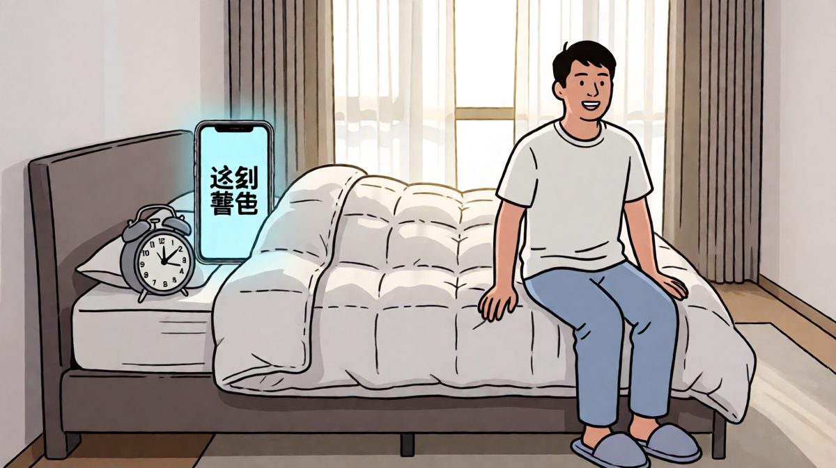闹钟响了第十遍，但主角选择和被窝共存亡。