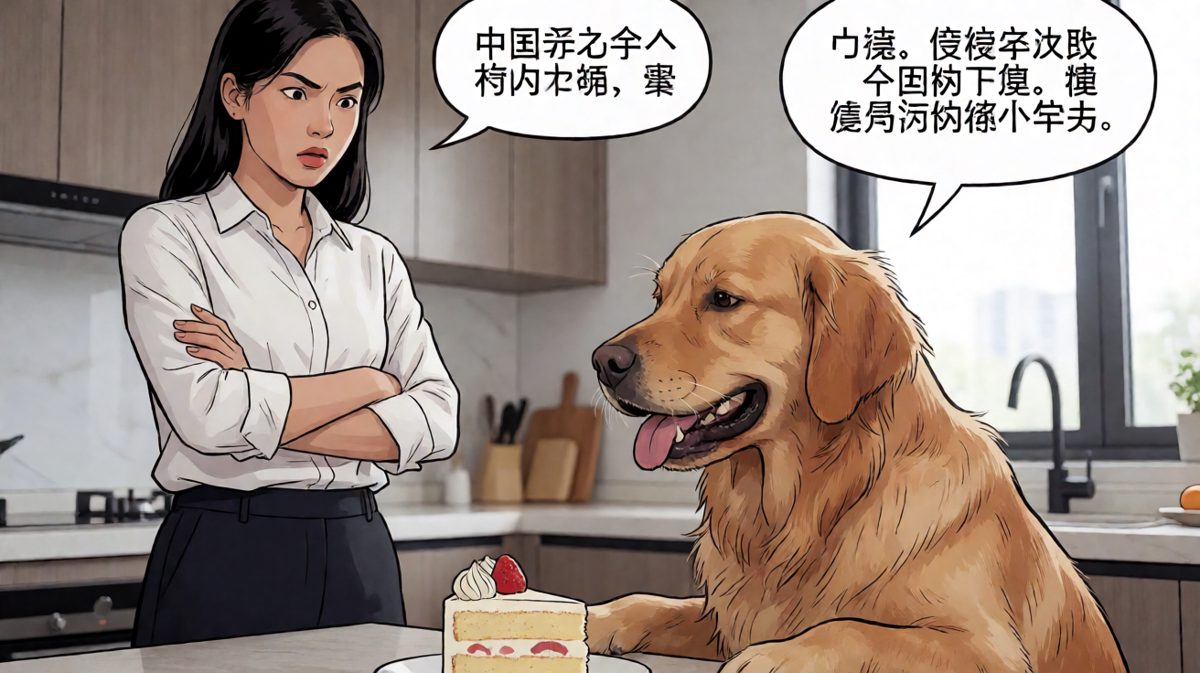 狗：我什么都没干，是蛋糕先动的手
