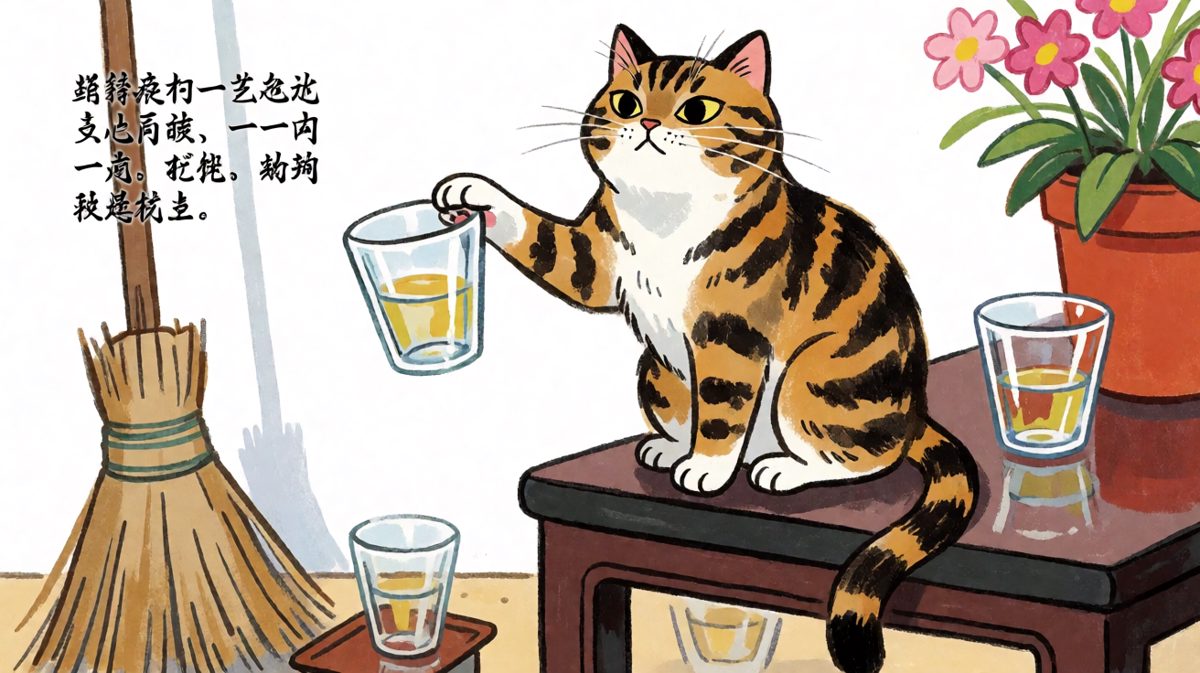 猫：不是我要推，是地球引力先动的手