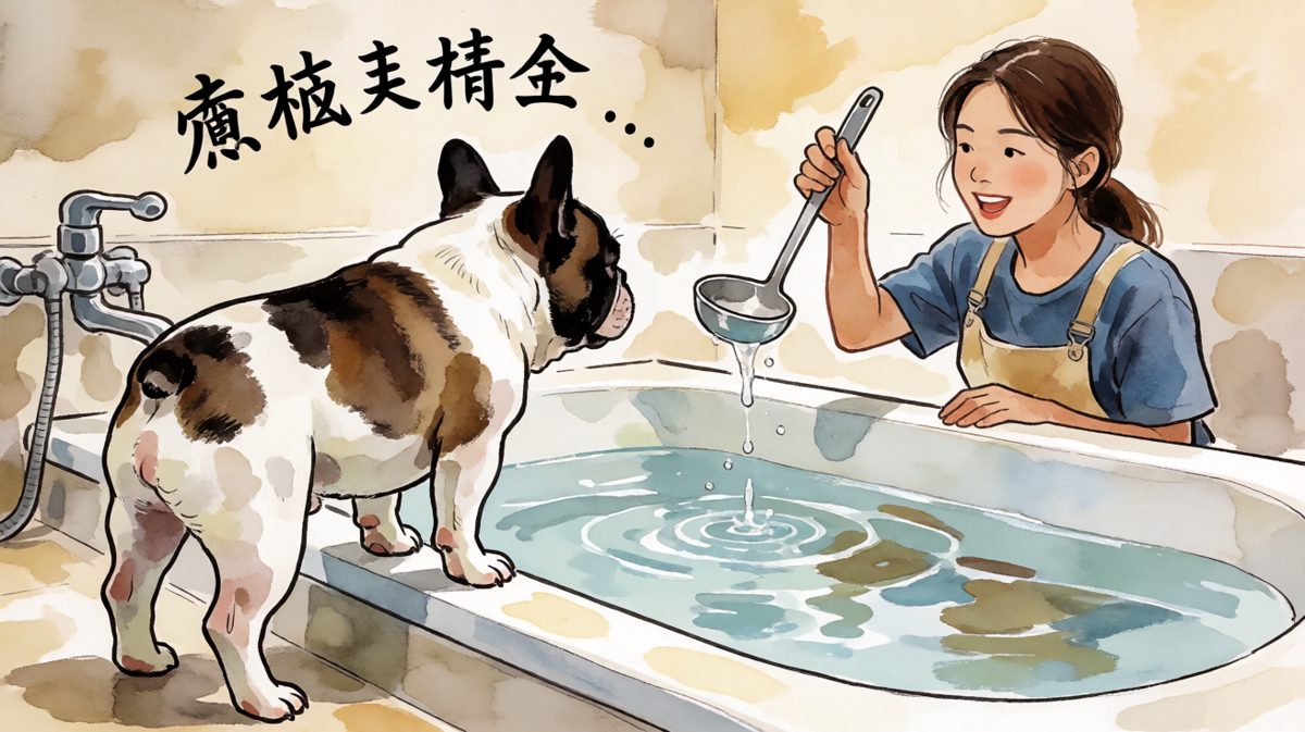 狗：洗澡？可以，但我的命更重要