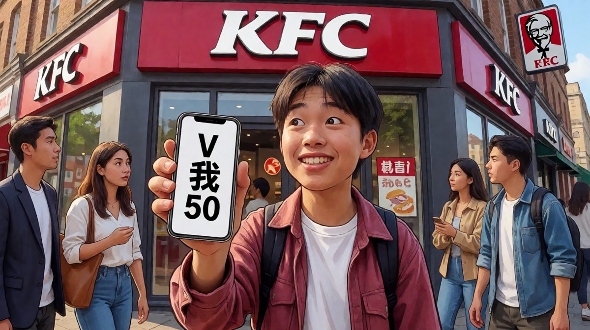疯狂星期四，谁请我吃？