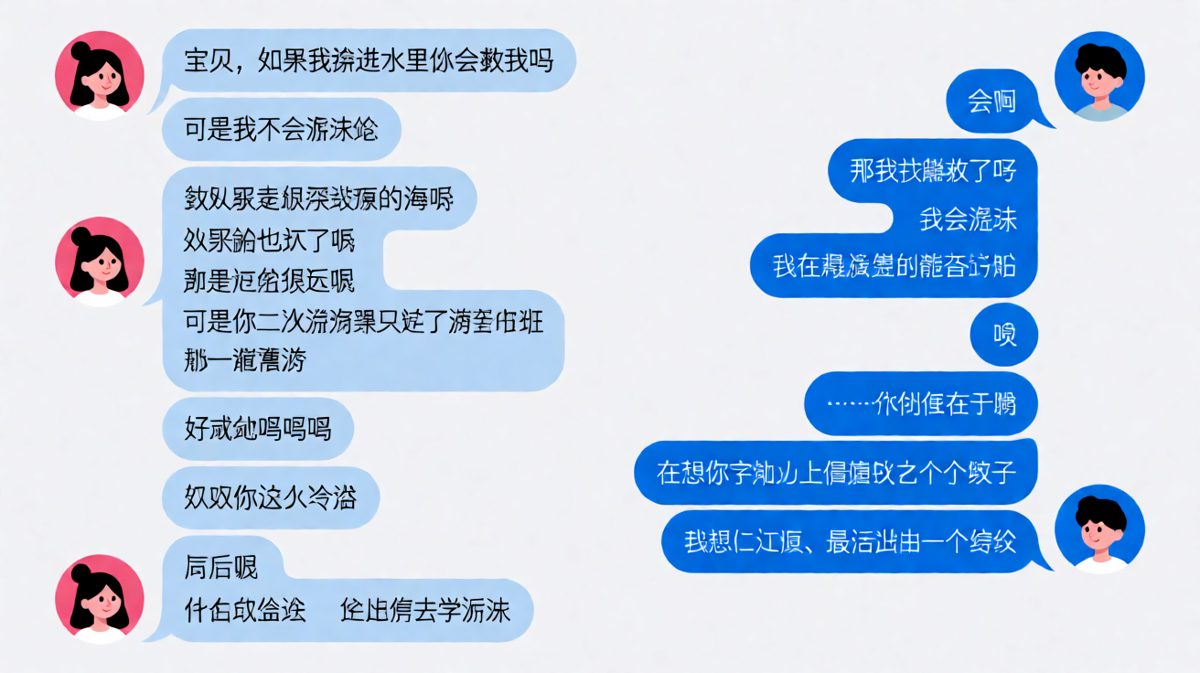经典送命题测试，男生用逻辑满分但情商零分的方式通关