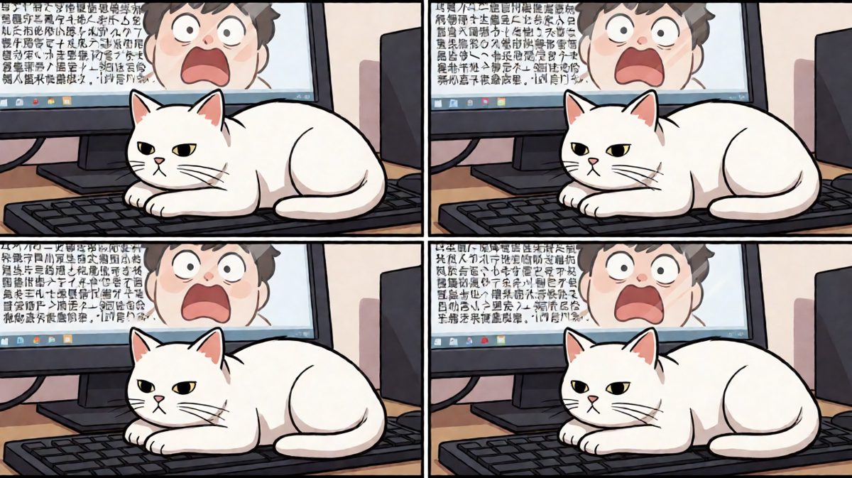 猫：别吵，本喵在帮你完成周报。