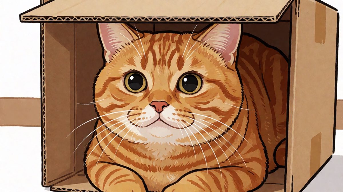 猫：只要我不动，它就只是个普通的盒子。