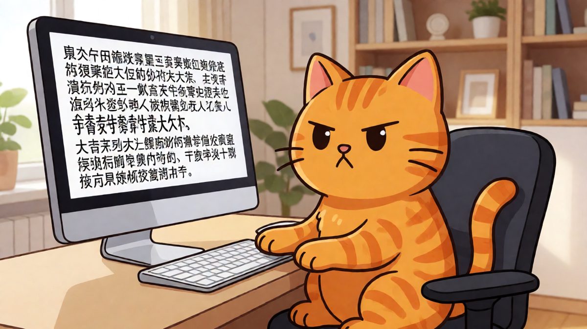 猫：今天也要用键盘敲出完美的一天！